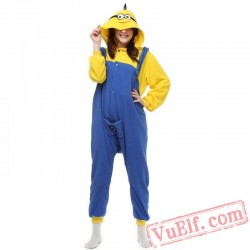 Minions Onesie Pajamas Adult Cartoon Onesie Costumes