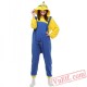 Minions Onesie Pajamas Adult Cartoon Onesie Costumes