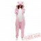 Pink Pig Kigurumi Onesie Pajamas Animal Costumes