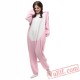 Pink Pig Kigurumi Onesie Pajamas Animal Costumes