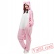 Pink Pig Kigurumi Onesie Pajamas Animal Costumes