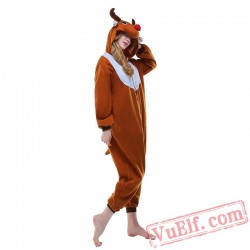 Deer Kigurumi Pajamas Adult Animal Onesie Costumes