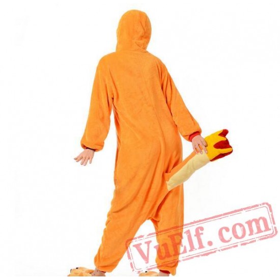 Pokemon Charmander Kigurumi Onesie Pajama Costumes