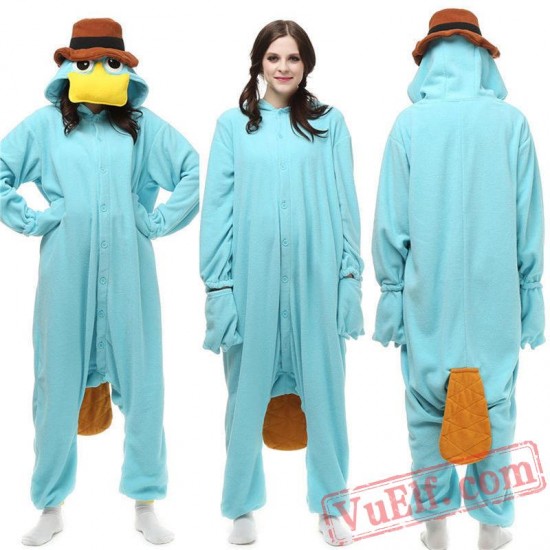 Platypus Onesie Pajamas Animal Kigurumi Costumes