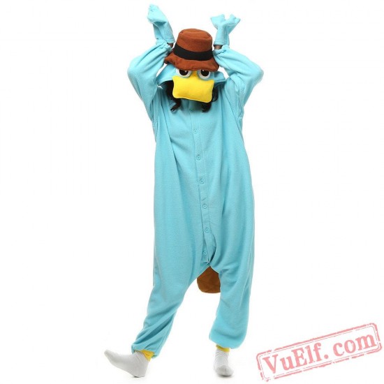 Platypus Onesie Pajamas Animal Kigurumi Costumes