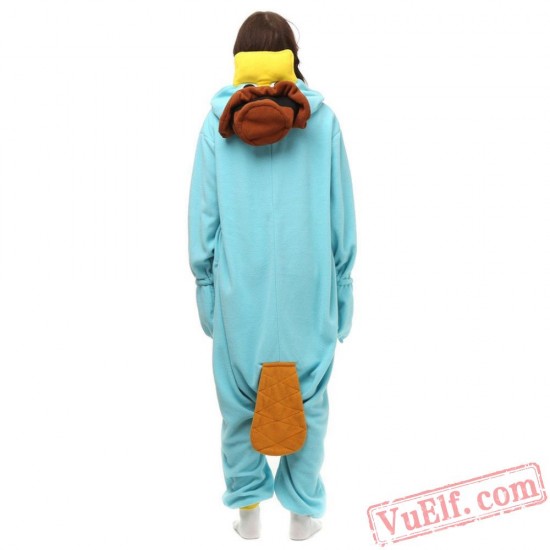 Platypus Onesie Pajamas Animal Kigurumi Costumes