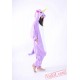 Purple Blue Unicorn Kigurumi Onesies,Adult Animal Pajama Costumes