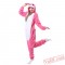 Pink Rabbit Kigurumi Onesie Pajamas,Adult Animal Onesies