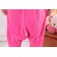 Pink Rabbit Kigurumi Onesie Pajamas,Adult Animal Onesies