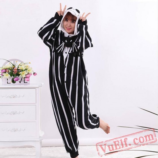 Skeleton Onesies Costume Adult Kigurumi Onesie Pajamas Unisex