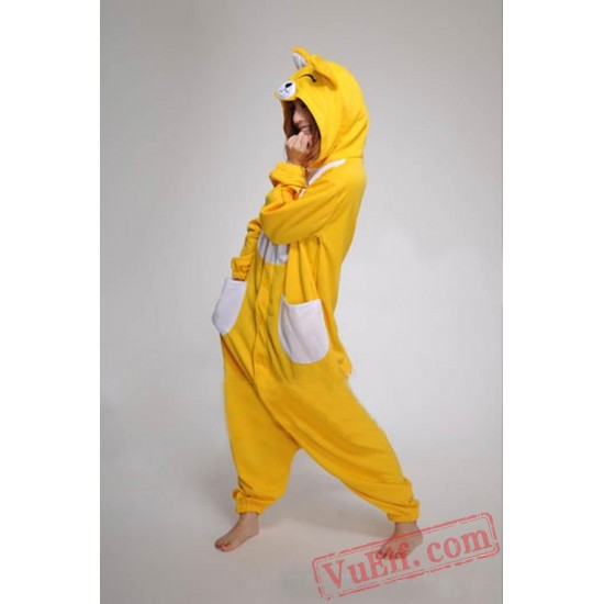 Yellow Fox Kigurumi Onesies Pajamas Costume Adult Animal Onesies