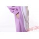 White Purple Rabbit Adult Kigurumi Onesie Pajamas Costume Unisex