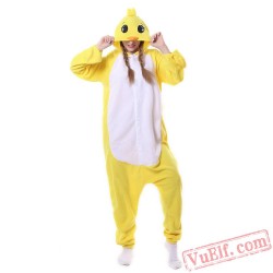 Yellow Chick Kigurumi Onesies Pajamas Costumes Animal Onesies