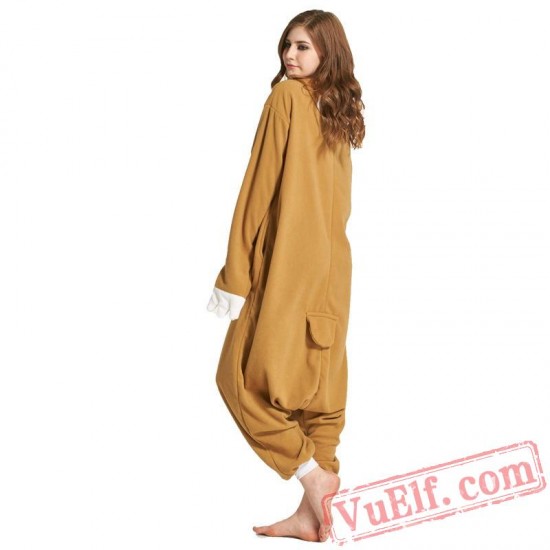 Adult Animal Onesies Pajamas Tree Sloth Costume