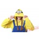 Minions Kigurumi Onesie Pajamas Costume Adult Onesies