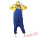 Minions Kigurumi Onesie Pajamas Costume Adult Onesies