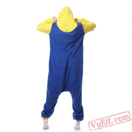 Minions Kigurumi Onesie Pajamas Costume Adult Onesies