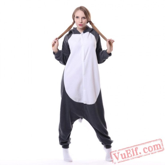 Grag Wolf Kigurumi Onesie Pajama Costumes Animal Onesies