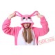 Pink Rabbit Onesie Costume Adult Animal Kigurumi Pajamas