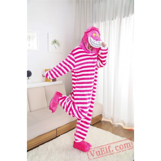 Winter Cheshire Cat Kigurumi Onesies Pajamas Animal Onesies