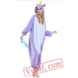 Adult Cartoon Unicorn Kigurumi Onesiee Pajama Costumes