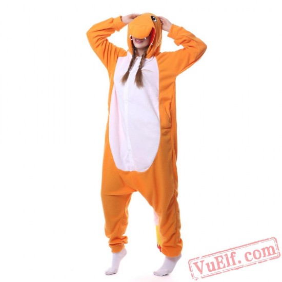 Pokemon Charizard Kigurumi Onesies Pajamas Adult Dragon Costume