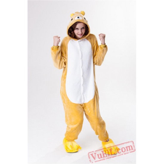 Rilakkuma Onesie Pajamas Bear Kigurumi Onesie Animal Costumes 