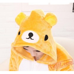 Rilakkuma Onesie Pajamas Bear Kigurumi Onesie Animal Costumes 