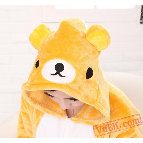 Rilakkuma Onesie Pajamas Bear Kigurumi Onesie Animal Costumes 