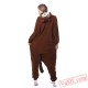 Brown Squirrel Kigurumi Onesie Pajamass Adult Animal Onesies