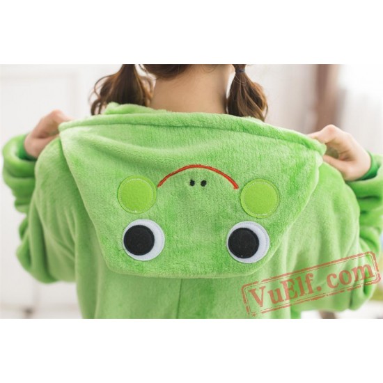 Frog Onesie Pajamas,Adult Animal Kigurumi Onesie Costumes