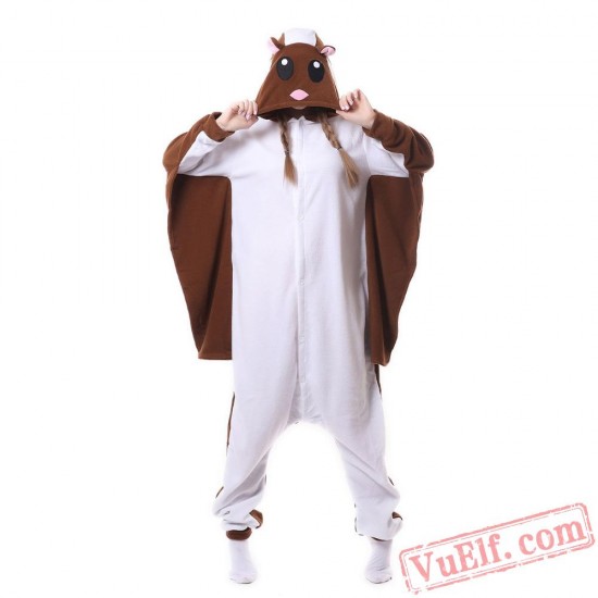 Squirrel Onesie Pajamas,Adult Animal Onesie Pajama Costumes