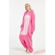 Adult Cartoon Pink Wolf Kigurumi Onesies Pajamas Costumes