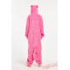 Adult Cartoon Pink Wolf Kigurumi Onesies Pajamas Costumes