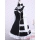 Black Cotton Long Sleeves Ruffled Gothic Lolita Dress