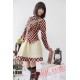 Infanta College Gingham Lace Lolita Dress