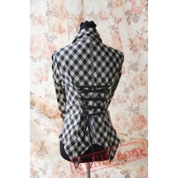 Infanta College Gingham Lace Lolita Dress