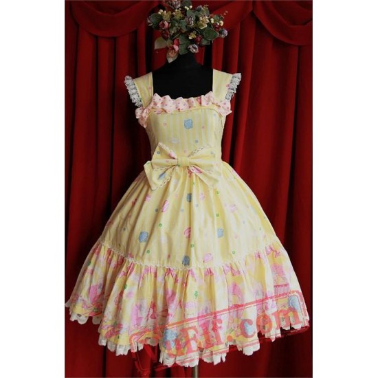 Infanta Dolly House Prints Jumper Lolita Dress