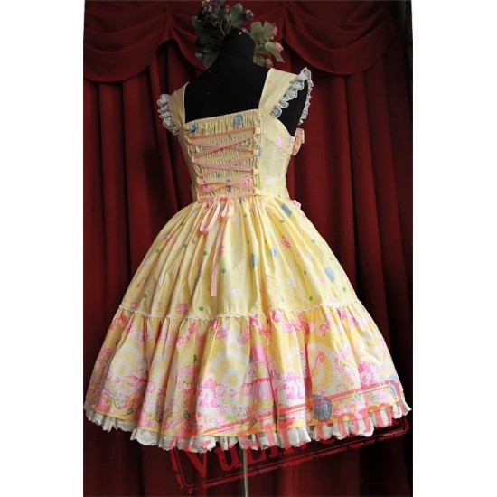 Infanta Dolly House Prints Jumper Lolita Dress