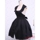 Black Cotton Gothic Lolita Dress