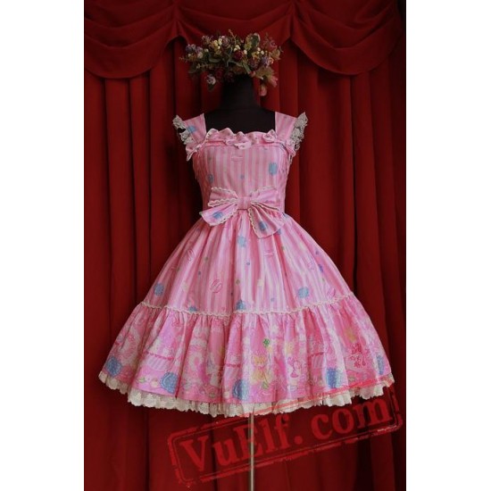 Infanta Dolly House Prints Jumper Lolita Dress