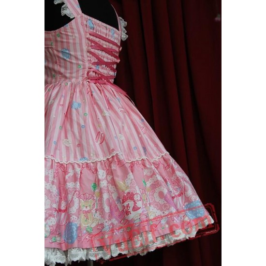 Infanta Dolly House Prints Jumper Lolita Dress