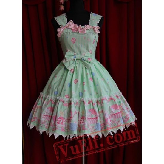 Infanta Dolly House Prints Jumper Lolita Dress