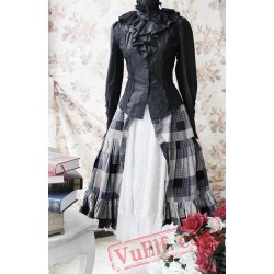 Infanta Gingham Two Colors Long Lolita Skirt