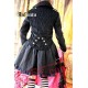 Infanta Napoleon Style Black Striped Lolita Dress
