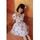 Printed Flower Cotton Lolita Dress Short Sleeves