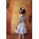 Printed Flower Cotton Lolita Dress Short Sleeves