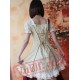 Light Yellow Flowers Bows Country Lolita Dress