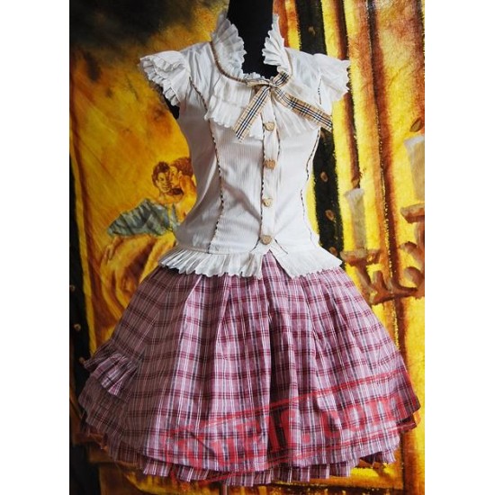 May Bunny College Cotton Lolita Dress