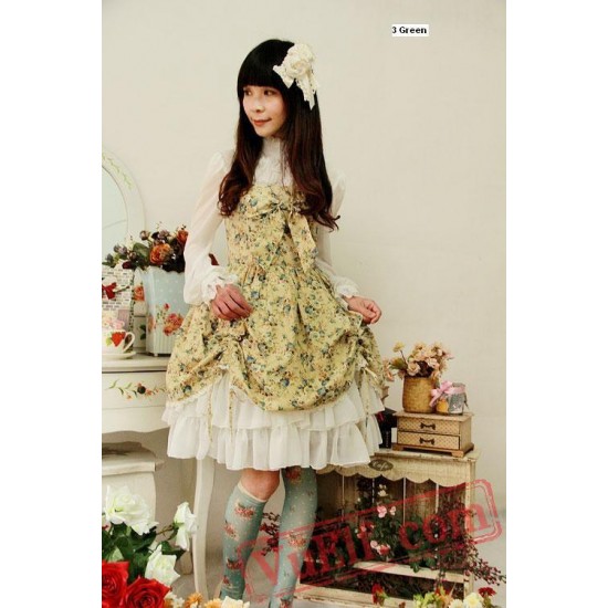 Spring Fragrance Wild Rosy Blouse Lolita Dress